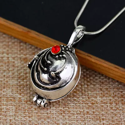 For Vampire Diaries Elena Gilbert Vervain Talisman Pendant Locket Necklace • £6.15