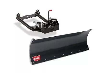 Warn ATV Front Mount Snow Plow Blade And Push Tube 50 Inch • $653.03