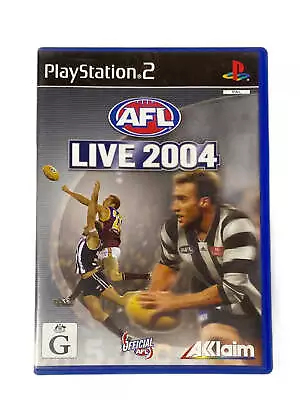 AFL: Live 2004 Playstation 2 Game With Manual VGC • $14.95