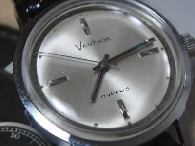 Vintage 1960s VANTAGE By Hamilton 17J Manual Wind Men's Watch • $83.93