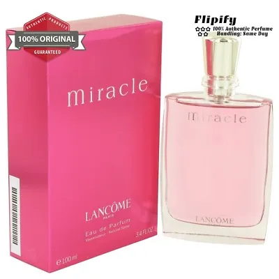 MIRACLE Perfume EDP Spray For Women By Lancome 1 Oz 1.7 Oz 3.4 Oz  • $44.76