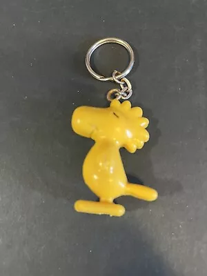 Vintage Plastic Peanuts Woodstock Key Chain • $1.25