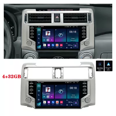 For 2010-2023 Toyota 4Runner Carplay 4+32GB Stereo Radio GPS Nav Wifi FM Player • $295.79