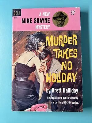 Murder Takes No Holiday: A Mike Shayne Dell Pulp 1961 Bob McGinnis Cover • $8.96