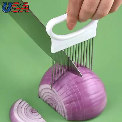 Onion Slicer Multifunction Onion Plug Tool Onion Needles Vegetable Slicer • $4.99