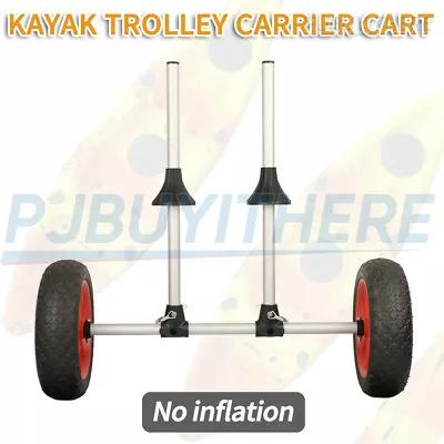 Collapsible Kayak Trolley Carrier Boat Cart Wheel Foldable Aluminium Canoe  • $51.88