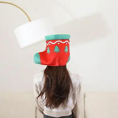 £12.56 • Buy Christmas Sock Plush Hat Headdress For Carnival Celebrations