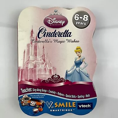 VTECH VSmile Smartridge Disney Cinderella Magic Cartridge Game Learning System  • $8.32