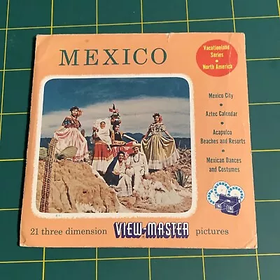 Sawyer's B001 Mexico Nations Of The World View-master 3 Reels Packet 2F • $13
