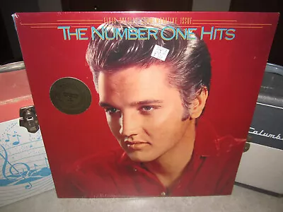 Sealed ELVIS PRESLEY The Number One Hits #1 Vinyl LP 6382-2-R RCA 1987 W/Poster • $19.95