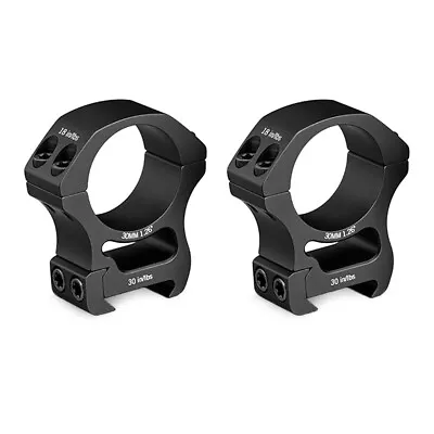 Vortex Hunting Optics Matte Black Pro Series 30mm Rings 2in1 Pr30 • $79