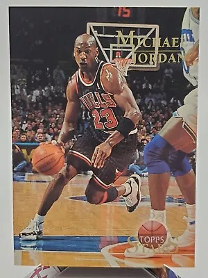 1996 Topps NBA Stars #124 Michael Jordan Chicago Bulls HOF GOAT • $2.32