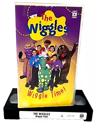 The Wiggles Wiggle Time VHS Video Cassette Tape Vintage 1998 Original Cast • $29.50