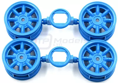 Tamiya 58687 Ford Escort Mk.II Rally/MF01x 9335844/19335844 Wheels (Blue 4 Pcs) • £9.88