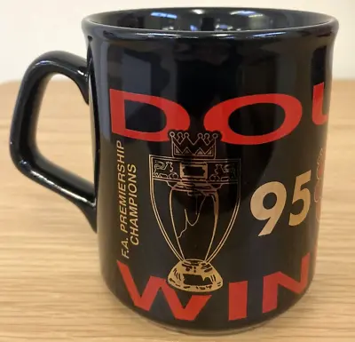Vintage Tams Manchester United FC Double Winners 95/96 FA Cup/Premiership Mug. • £5.99