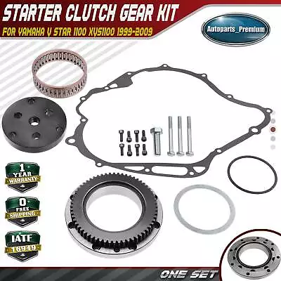 $86.99 • Buy 19Pcs Starter Clutch Gear Kit For Yamaha V Star 1100 1999-2009 99999-03908-00