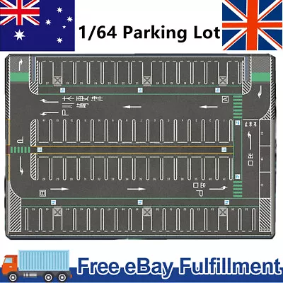 1/64 Parking Lot Diorama Model Car Mat Vehicle Scene Display Rubber Mouse Pad • $42.99