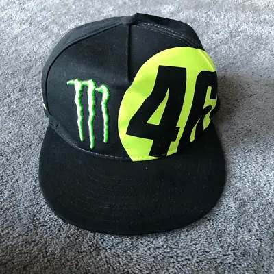 Vr46 Valentino Rossi Snapback Monster Hat Black Neon • $40