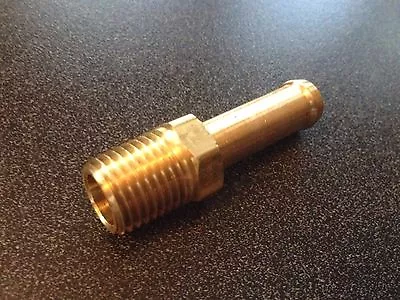 5 - 3/8 Hose Barb X 1/4 Male NPT Brass Pipe Fitting Thread Fuel Oil Water Air • $4.55