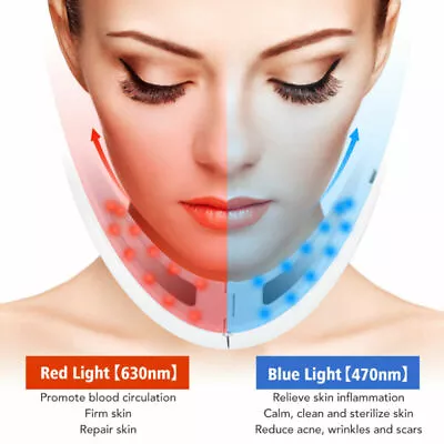 $19.95 • Buy LED Electric V-Face Shaping Massager Face Lifting Instrument Double Chin Removal