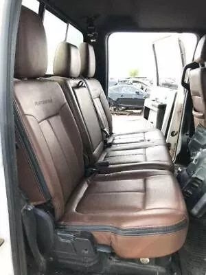 2015 Ford F350SD Complete Rear Platinum Seats - (Brown Leather) • $725