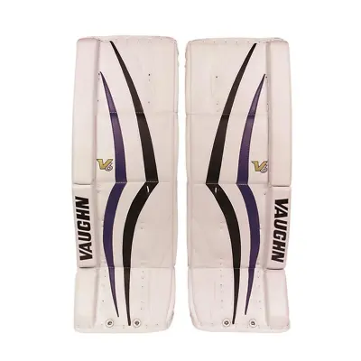 New Vaughn 1100i Int Goalie Leg Pads Black/ Blue 31 +2 Velocity V6 Ice Hockey  • $549.98