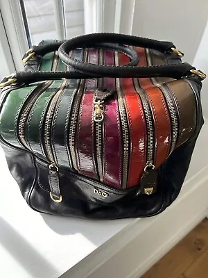 D&G LILY Bag Dolce And Gabbana Brown And Multicoloured Multi Zip  • £499.99