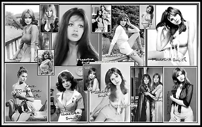 Madeline Smith Signed Collage Cotton Canvas Image. Limited Edition (MS-2) • $13.88