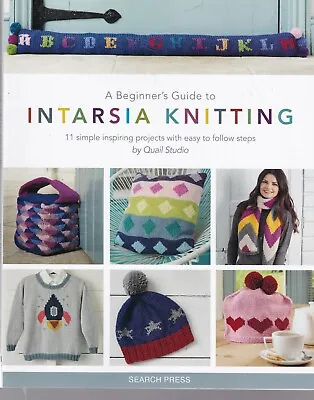 A Beginner's Guide To Intarsia Knitting 11 Simple Projects New Craft Book • £6.99