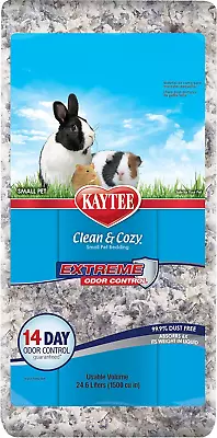 Kaytee Clean & Cozy Extreme Odour Control Super Absorbent Paper Bedding For Smal • £17.53