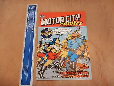 Motor City Comics #1 Rip Off Press 1969 Underground Comic 4th Printing • $19.99