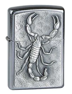 Zippo Scorpion + Request Engraving With / Without Gift Set + Desired 1330006 • £36.25