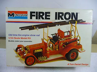 Fire Iron Old Time Fire Engine Show Rod Monogram 1:24 Scale Model Kit • $35