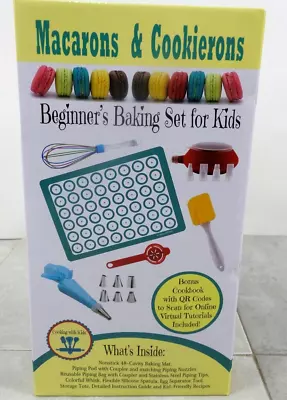 Macarons & Cookierons Beginner's Baking Set For Kids   (g127720-1 (i) Aa-4) • $19.95