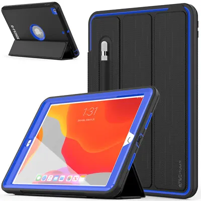 For Apple IPad 10.2  2021 9th Tough Rugged ShockProof Armour Smart Case Cover • £14.95