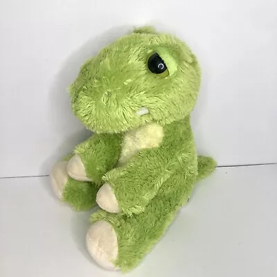 Aurora Dreamy Eyes T-Rex Dinosaur 9  Plush Stuffed Animal Toy Green Alligator • $8.80