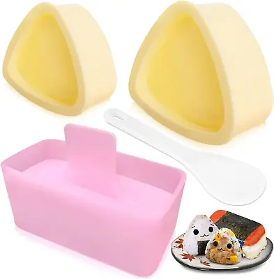 Onigiri Mold 3 Pack Rice Mold Musubi Maker Kit Musubi Maker Press Classic Tri • $11.25