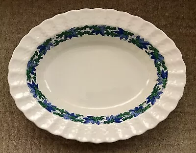 VINTAGE COPELAND  SPODE BLUE AND GREEN VALENCIA 10 In. SERVING BOWL • $14.99