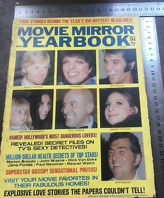 Movie Mirror Year Book # 17 1974 Elvis Presley Marilyn Monroe Cher Etc • $30