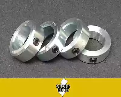 (4) 1-5/8 Bore Solid Steel Zinc Plated Set Screw Shaft Collar Stop Sc162 • $22.25