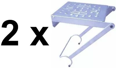 £64.99 • Buy Step Platform Ladder / Work Shelf For All Ladders X2 Steps, Platforms, Ladders