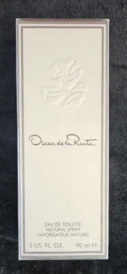Vintage Oscar De La Renta Eau De Toilette Perfume Spray 3 Oz 90 Ml NOS Sealed • $29