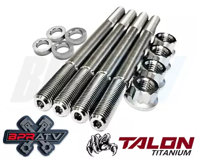 DRZ400 DR-Z 400 Cylinder Head Studs TITANIUM Studs Stronger Bolt Nut Upgrade Kit • $99.98