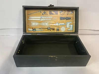 Vintage GI JOE Foot Locker 12  Action Soldier Wooden Storage Box • $30