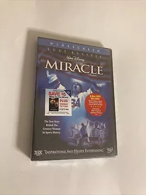 Miracle DVD 2-Disc Set Widescreen Kurt Russell 2004 Movie Disney (NEW/SEALED ) • $7.20