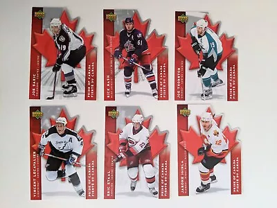 2007-08 McDonald's Upper Deck Pride Of Canada COMPLETE SUBSET (PC1 - PC6) • $5.42