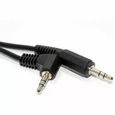 2m 3.5mm Jack To 3.5 Mm Right Angle Jack Cable Lead • £2.89