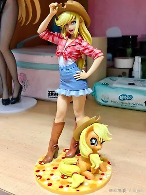 My Little Pony Applejack Bishoujo Anime Figure Statue Doll Toy Gift Collectible • £53.02