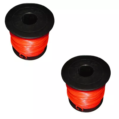 2PK 5lb .095 Square Red Commercial String Trimmer Line Spool Echo Fits Stihl Red • $78.99