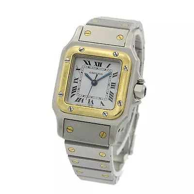 Cartier Santos Carree Automatic Ref 14.30 24mm Riveted Bracelet #W70997-5 • $1158